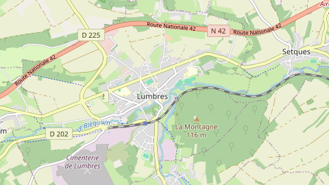 Carte de localisation de l'évènement