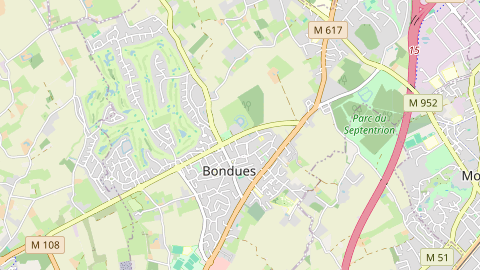 Carte de localisation de l'évènement