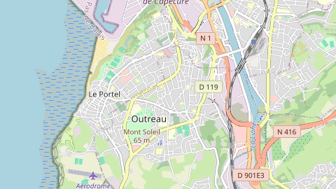 Carte de localisation de l'évènement