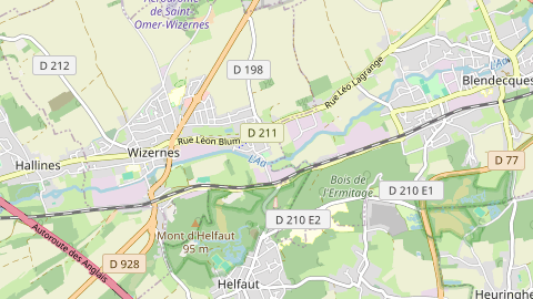 Carte de localisation de l'évènement