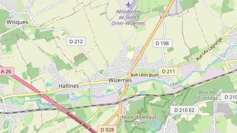 Carte de localisation de l'évènement