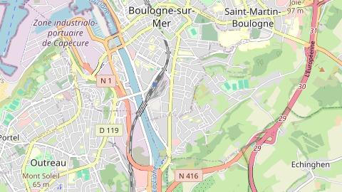 Carte de localisation de l'évènement