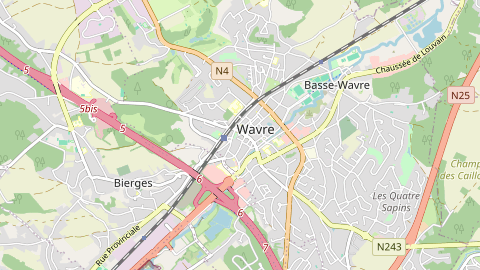 Carte de localisation de l'évènement