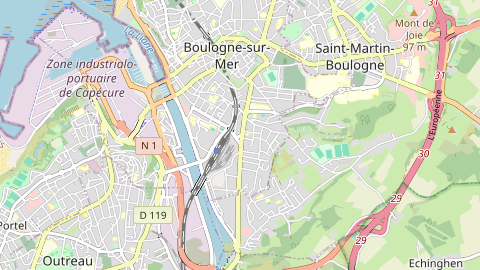 Carte de localisation de l'évènement