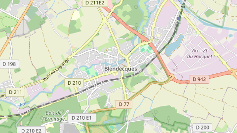 Carte de localisation de l'évènement