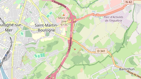 Carte de localisation de l'évènement