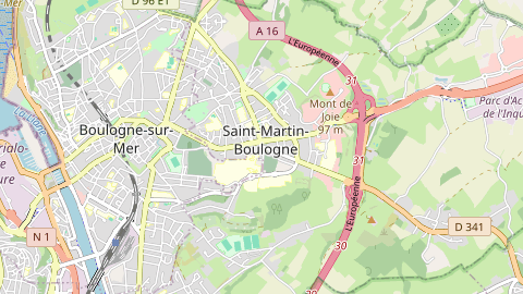 Carte de localisation de l'évènement