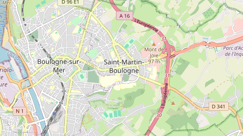 Carte de localisation de l'évènement