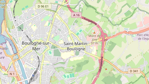 Carte de localisation de l'évènement