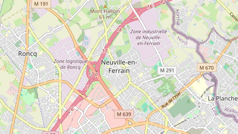 Carte de localisation de l'évènement