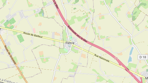 Carte de localisation de l'évènement