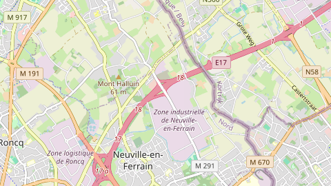 Carte de localisation de l'évènement