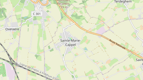 Carte de localisation de l'évènement