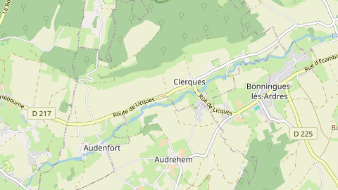 Carte de localisation de l'évènement