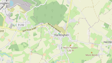 Carte de localisation de l'évènement