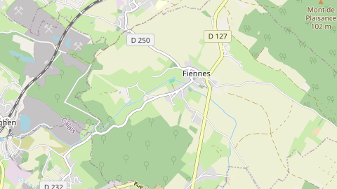 Carte de localisation de l'évènement