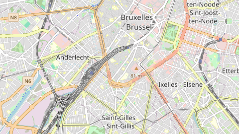 Carte de localisation de l'évènement