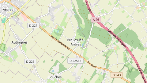 Carte de localisation de l'évènement