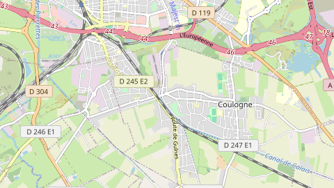 Carte de localisation de l'évènement