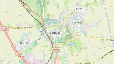 Carte de localisation de l'évènement