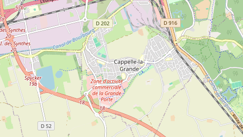 Carte de localisation de l'évènement