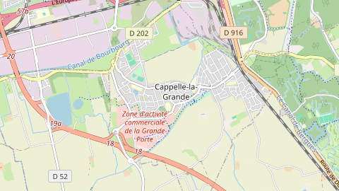 Carte de localisation de l'évènement