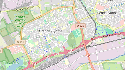 Carte de localisation de l'évènement