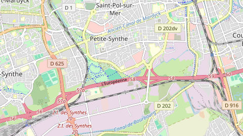 Carte de localisation de l'évènement