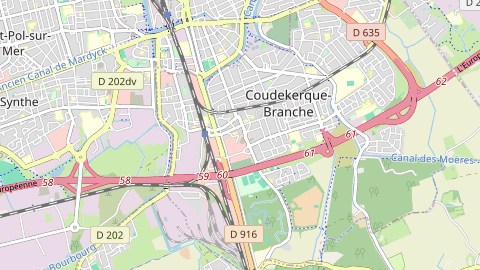 Carte de localisation de l'évènement