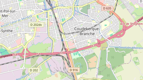 Carte de localisation de l'évènement