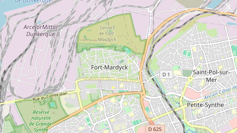 Carte de localisation de l'évènement